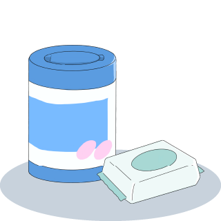 画像：ウェットティッシュ