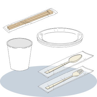 画像：食器類